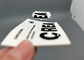 Microfiberよい洗濯できる白いスクリーンは無光沢のシリコーンのロゴのパッチを印刷した