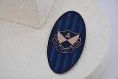 衣料品 3色ロゴのシリコン熱伝送ラベル