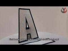 織物 プリント マット シリコン ロゴ パッチ 白 服