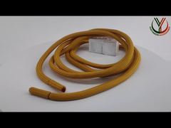 服装 5mm 丸いポリエステル 引糸 金属 繊維 端