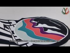 衣類用カスタムシリコンロゴ印刷織布ラベル