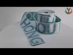 カスタマイズされた衣服用の両面ジャカード ロゴ フラット エラスティック コードを選択する理由をご覧ください