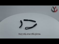 3D ローゴ TPU プラスチックのジッパー 引き出し機 OEKO ゴムジッパー 引き出し機