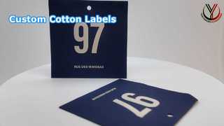 あなたのブランドに合わせたカスタムコットンラベル