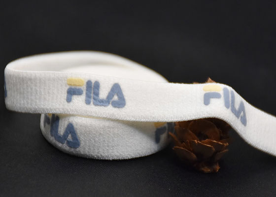 1cmは100%の綿の下着のゴムひもの習慣洗濯できる印刷した