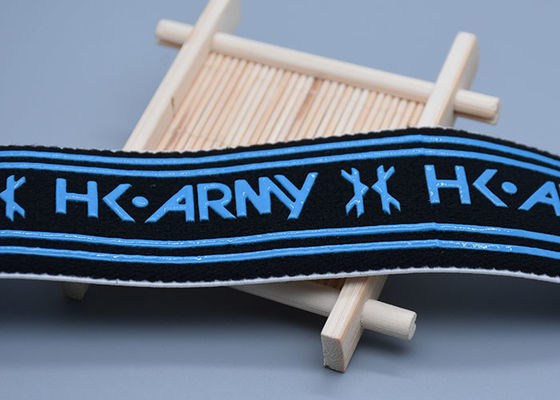 印刷されたシリコーンのロゴの非40mmの綿のスリップのゴムひも