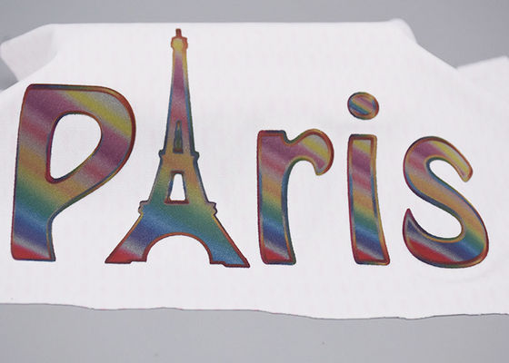 多彩な文字を入れるフィルムの熱伝達の衣類のラベルはカスタマイズした