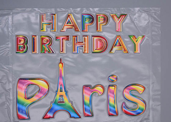 Debossed衣類のための幻影色のロゴの熱伝達のラベル