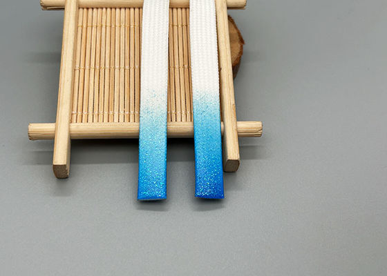 30cmの両端の光沢があるシリコーンの低下の長い衣類ポリエステル ドローストリングのコード