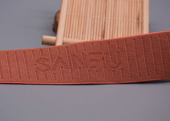 衣服のための単一の側面が付いている25mmリサイクルされたジャカード ゴム