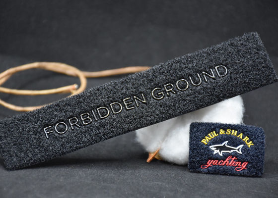 OEKOの女性のヴェルクロはパッチのホックおよびループ パッチを浮彫りにした