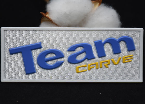 Tatamiの生地の注文の衣類パッチ3Dのシリコーンの熱伝達パッチ